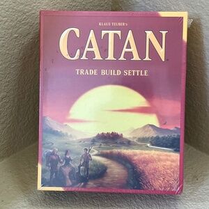 Settlers of Catan Trade Build Settle Board Game Klaus Teubers 5th Edition NEW